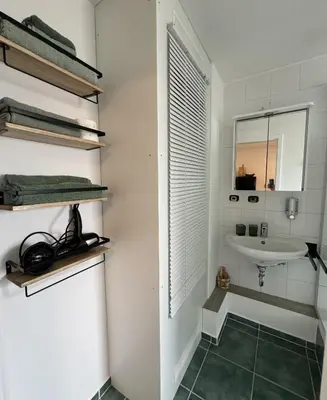 Ein Badezimmer in der Unterkunft Wallfried #1 Ferien- und Business Appartement Bayreuth