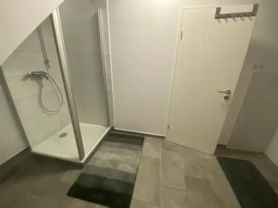 Ein Badezimmer in der Unterkunft Colmdorf 14a Ferienhaus