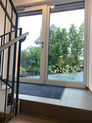 Ein Balkon oder eine Terrasse in der Unterkunft Colmdorf 14a Ferienhaus