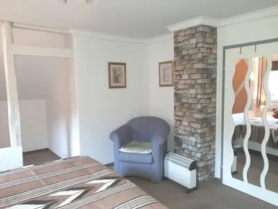 Ein Bett oder Betten in einem Zimmer der Unterkunft Ferienhaus Peter
