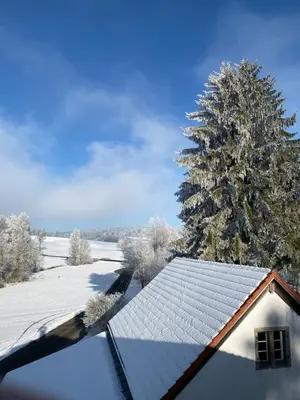 Loft im Haus mit Geschichte im Winter