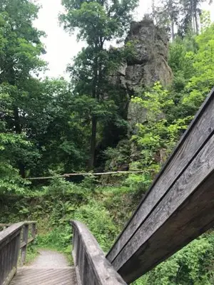 Naturlandschaft in der Nähe des Ferienhauses