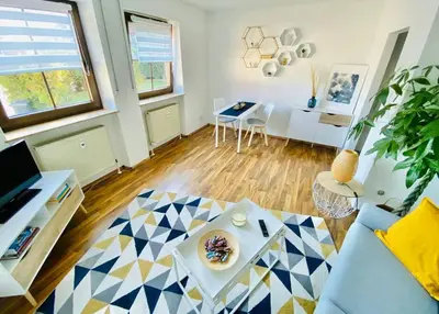 TV/Unterhaltungsangebot in der Unterkunft Moderne Wohnung in Bayreuth