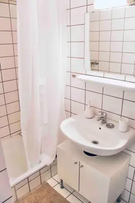 Ein Badezimmer in der Unterkunft Moderne Wohnung in Bayreuth