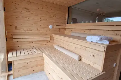 Grundriss der Unterkunft Idyllischen Ferienwohnung mit Weitblick und Sauna