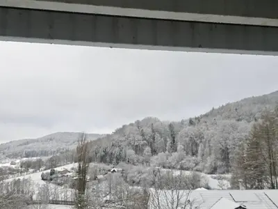 Idyllischen Ferienwohnung mit Weitblick und Sauna im Winter