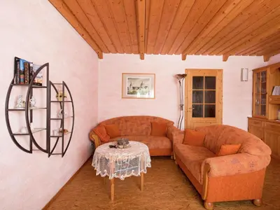 Ein Sitzbereich in der Unterkunft Ferienwohnung RiPa Erzgebirge in Schwarzenberg