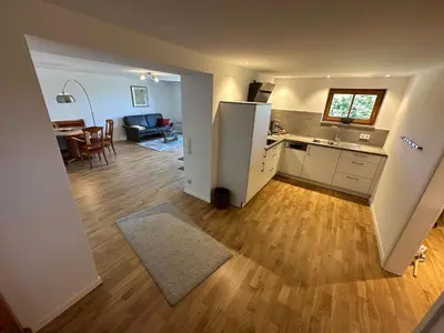 Küche/Küchenzeile in der Unterkunft Idyllische Ferienwohnung in der Oberpfalz
