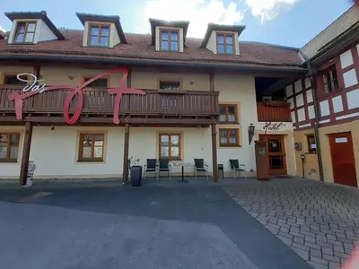 Das Gebäude in dem sich das Hotel befindet