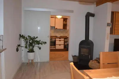 Küche/Küchenzeile in der Unterkunft Gemütliche Ferienwohnung