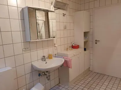 Ein Badezimmer in der Unterkunft Urlaubsruhe