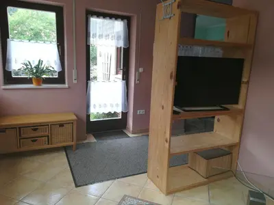 TV/Unterhaltungsangebot in der Unterkunft Ferienwohnung Hopfengärtner