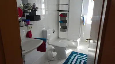 Ein Badezimmer in der Unterkunft Haus Rosenbühl