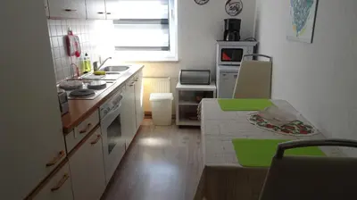 Küche/Küchenzeile in der Unterkunft Haus Rosenbühl