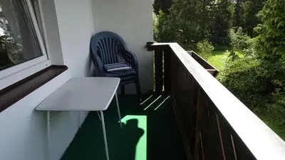 Ein Balkon oder eine Terrasse in der Unterkunft Haus Rosenbühl
