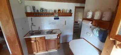 Küche/Küchenzeile in der Unterkunft Eckert Ferienhaus Eslarn