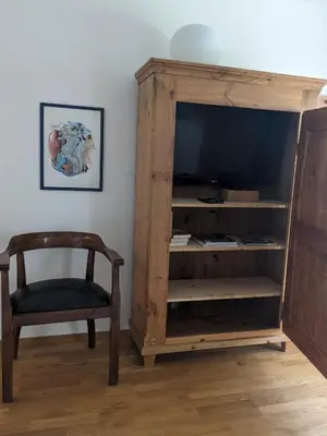 TV/Unterhaltungsangebot in der Unterkunft Wohnung mit Terrasse und eigenem Parkplatz