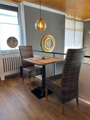 Ein Sitzbereich in der Unterkunft fichtel.flat
