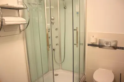 Ein Badezimmer in der Unterkunft Hotel-Landgasthof Ploss