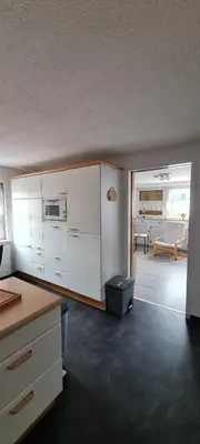 Küche/Küchenzeile in der Unterkunft Ferienwohnung, Urlaub im Frankenwald