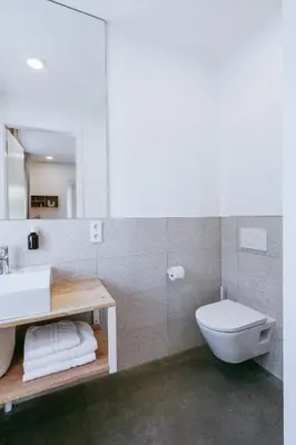 Ein Badezimmer in der Unterkunft STADTQUARTIER Windischeschenbach