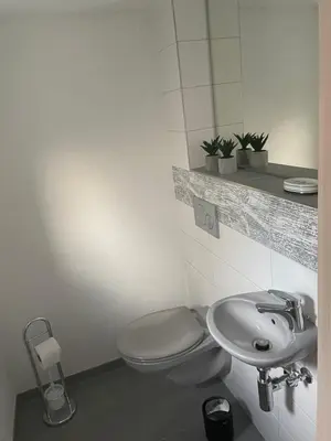 Ein Badezimmer in der Unterkunft Ulrich & Christa´s Ferienhaus