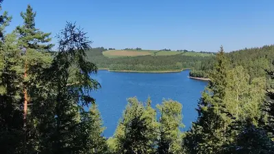Naturlandschaft in der Nähe der Ferienwohnung