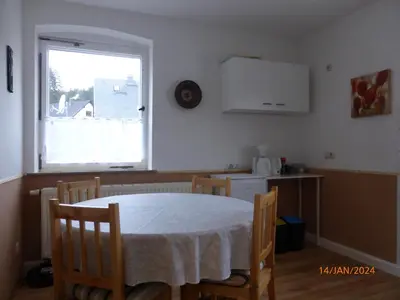 Küche/Küchenzeile in der Unterkunft Natur pur im Erzgebirge