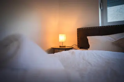 Ein Bett oder Betten in einem Zimmer der Unterkunft WEN BHF NEU & ZENTRAL in Weiden für bis zu 6 Personen