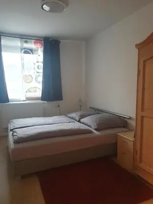 Ein Bett oder Betten in einem Zimmer der Unterkunft Auszeit