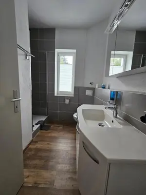 Ein Badezimmer in der Unterkunft Auszeit
