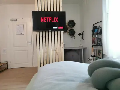 TV/Unterhaltungsangebot in der Unterkunft Der schönste Platz in der Altstadt