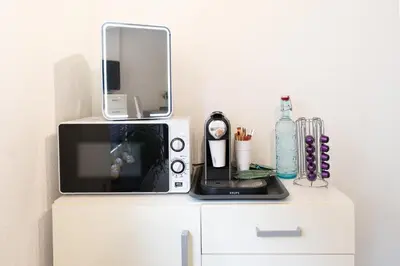Küche/Küchenzeile in der Unterkunft Appartment Mühlberg Obermühle