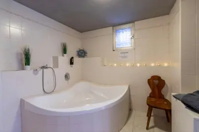 Ein Badezimmer in der Unterkunft Appartment Mühlberg Obermühle