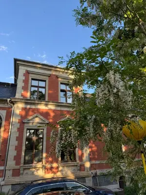 Das Gebäude in dem sich die Ferienwohnung befindet