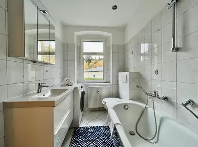 Ein Badezimmer in der Unterkunft 3 Zimmer Apart Bergblick