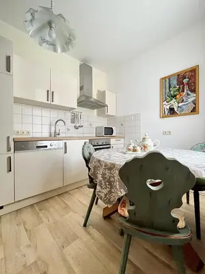 Küche/Küchenzeile in der Unterkunft 3 Zimmer Apart Bergblick
