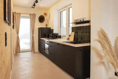 Küche/Küchenzeile in der Unterkunft Chalet Erwin