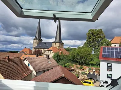 Das Gebäude in dem sich die Ferienwohnung befindet