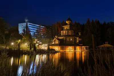 Das Gebäude in dem sich das Hotel befindet