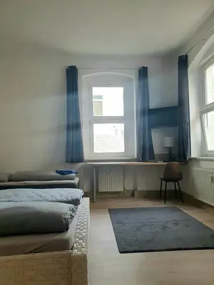 Ein Sitzbereich in der Unterkunft Zur Altstadt