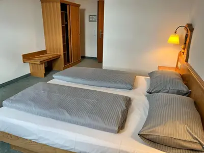 Ein Bett oder Betten in einem Zimmer der Unterkunft Fichtelgebirgshof