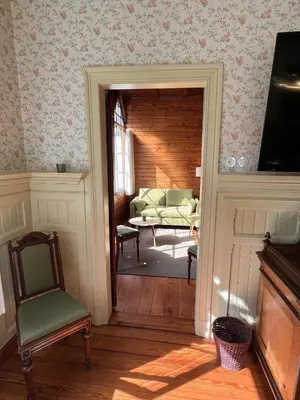 Ein Bett oder Betten in einem Zimmer der Unterkunft Villa Lattermann