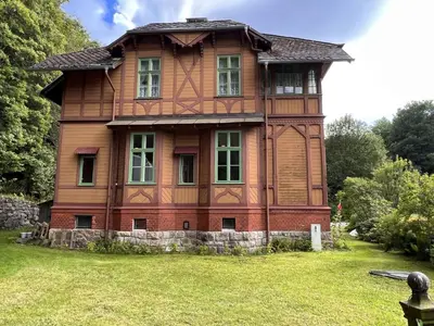 Ein Garten an der Unterkunft Villa Lattermann