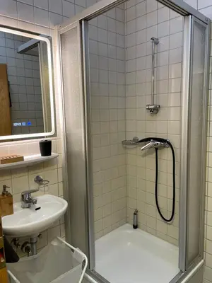 Ein Badezimmer in der Unterkunft Vilseck Apartment