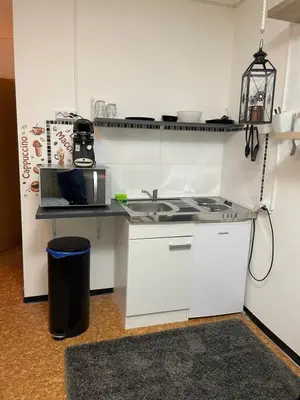 Küche/Küchenzeile in der Unterkunft Vilseck Apartment