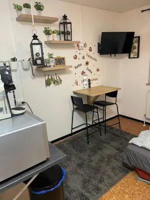Küche/Küchenzeile in der Unterkunft Vilseck Apartment