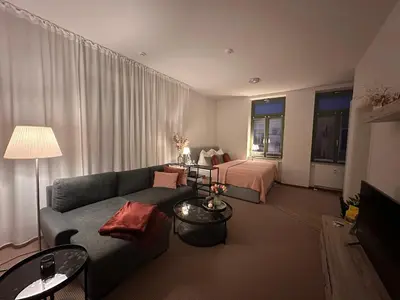 Ein Bett oder Betten in einem Zimmer der Unterkunft Strassi 1