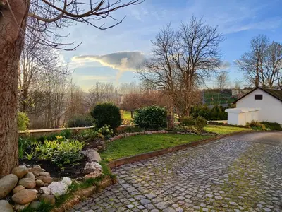 Ein Garten an der Unterkunft Gasthof Blankenberg