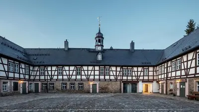 Das Gebäude in dem sich die Ferienwohnung befindet